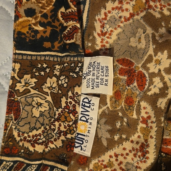 Vintage Style Tapestry Mini Wrap Skirts 100% Cotton - Picture 5 of 7